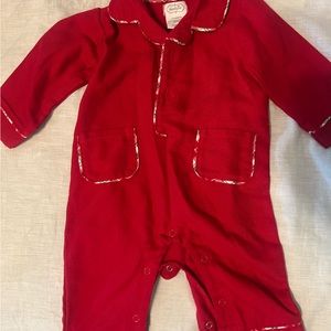 3-6 month mid pie Christmas pajama baby boy suit coverall